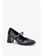 Dámske lodičky 9689 black - Krok vo veľkom štýle Dámske lodičky 9689 black - Krok vo veľkom štýle