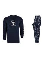 Pánska nočná košeľa 15645 - 180 - Modrá - Vamp