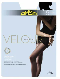 Dámske pančuchové nohavice Omsa | Velour 15 den