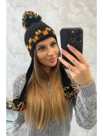 Dámska ušianka Nadia K321 čierna