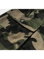 Pánske khaki šortky moro (8K282-29)