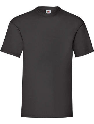 Tričko Fruit of the Loom Valueweight T 16.1036 čierne Tričko Fruit of the Loom Valueweight T 16.1036 čierne