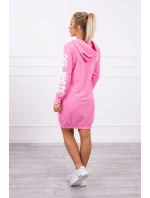 Off White svetlo ružové šaty