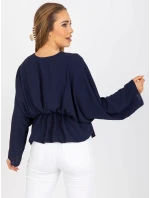 Blúzka DHJ BZ 11979.67 tmavo modrá