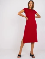 Šaty RV SK 7671.08 tmavo červená
