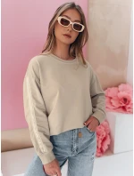 Dámska blúzka jednej veľkosti butter LUMIVIA cappuccion FashionStreet BY1374 Dámska blúzka jednej veľkosti butter LUMIVIA cappuccion FashionStreet BY1374