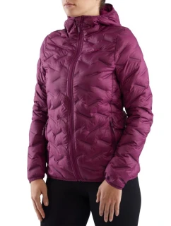 Dámska páperová bunda s kapucňou Viking Aspen Lady vo fialovej farbe (750/23/8818/46)