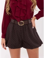 Šortky MI SN 122408.57 tmavohnedé