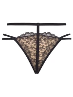 Tangá Marshmallow V-7888 čierna/béžový - Axami Tangá Marshmallow V-7888 čierna/béžový - Axami