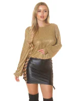 Sexi lesklá blúzka 9002 - Koucla