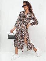 DIZI midi šaty viacfarebné FashionStreet EY2391 DIZI midi šaty viacfarebné FashionStreet EY2391