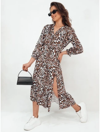 DIZI midi šaty viacfarebné FashionStreet EY2391 DIZI midi šaty viacfarebné FashionStreet EY2391