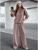 Dámska tepláková súprava v cappuccino farbe od FashionStreet AY1209 Dámska tepláková súprava v cappuccino farbe od FashionStreet AY1209