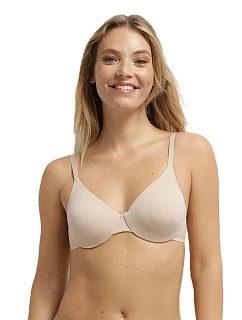 Dámska podprsenka s kosticami DIM INVISIBLE UNDERWIRE FULL CUP BRA - DIM - nude