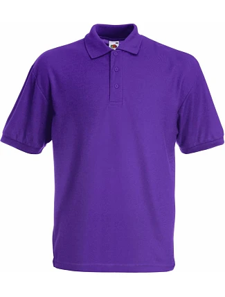 Fruit of the Loom Kids 65/35 Polo Detské piqué polo 16.3417 fialové