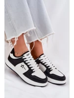 Sneakersy Damskie Big Star RR274A240 HI-POLY SYSTEM Biało-Czarne