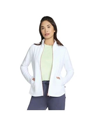 Skechers The Hoodless Hoodie GoWalk Shine Jacket JA78-WHT biela L