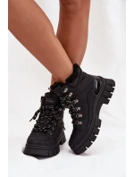 Lee Cooper LCJ-25-31-3911 Dámske vysoké topánky Black