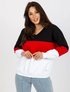 Mikina RV BL 8377.89 čierna a červená