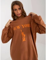 Mikina VI BL 3212.15X hnedá