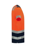 Tričko High Vis Bicolor Tričko unisex fluorescenčná oranžová