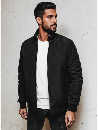 Pánska prechodná bunda čierna FashionStreet TX5005