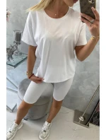 Biely set top+legíny Biely set top+legíny