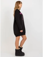 Mikina VI BL 3212.15X čierna a ružová