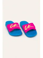 Šľapky KW0KW01028-CEU modro-ružová - Calvin Klein Šľapky KW0KW01028-CEU modro-ružová - Calvin Klein