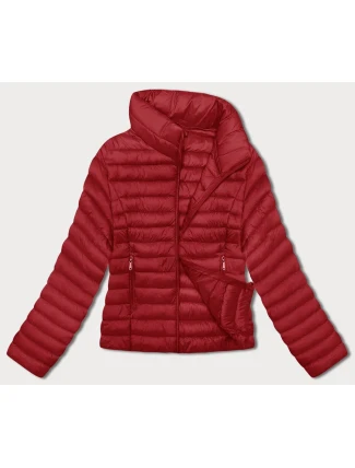 Červená dámska bunda so stojačikom (16M9111-270) - Goodlooking