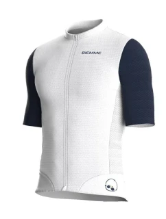 Biemme NATURE Tričko biele a tmavomodré XL