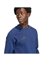 Pánska mikina adidas Tiro 26 Travel Crew navy blue KD1145 pánske farby Pánska mikina adidas Tiro 26 Travel Crew navy blue KD1145 pánske farby