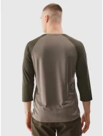 Pánske cyklistické tričko 4F - hnedé