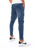 Pánske bojové džínsové nohavice modré FashionStreet UX3293 Pánske bojové džínsové nohavice modré FashionStreet UX3293