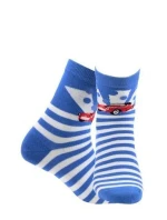 Chlapčenské vzorované ponožky Wola U24.P01;W24.P01 21-26 Chlapčenské vzorované ponožky Wola U24.P01;W24.P01 21-26