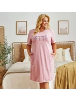 Dámska nočná košeľa 5366 fialová - Doctornap