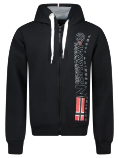 Geographical Norway Fogora DB 100 M WZ3064H/GN-čierna mikina