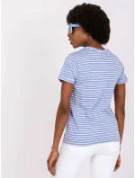 Tričko D16054M02431A bielej a modrej