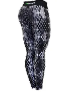 Dámske fitness legíny Six Deuce Digital Snakeskin - šedé - Litex
