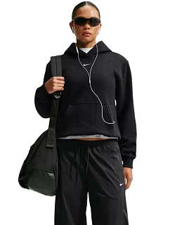Dámska mikina Nike Studio Fleece Medium Weight, čierna, IM8100 001
