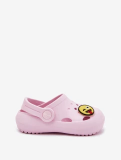 Klapki Dziecięce Piankowe Z Przypinką LEMIGOSE 880 Różowe