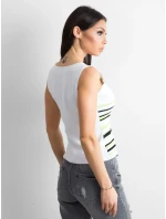 Dámsky top AT TP 5038.28P biely a zelený