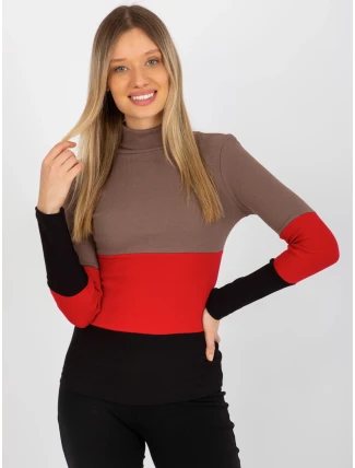 Dámska blúzka RV BZ 8465 1.93P hnedá - FPrice