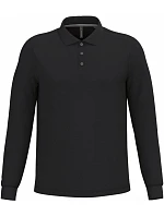 Kariban K 243 Pánske polo tričko s dlhým rukávom z piké 20.K243 čierne Kariban K 243 Pánske polo tričko s dlhým rukávom z piké 20.K243 čierne