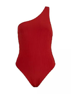 Dámske jednodielne plavky ONE SHOULDER ONE PIECE KW0KW02379XNN - Calvin Klein
