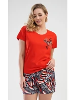 Dámske pyžamo šortky Motýle