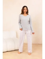 Regina 712 long/r 2XL Z25/26 dámske pyžamo Regina 712 long/r 2XL Z25/26 dámske pyžamo
