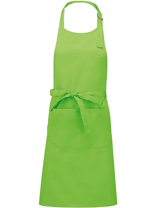 Kariban K 890 Zástera s náprsenkou „Sommelier“ 20.K890 limetková