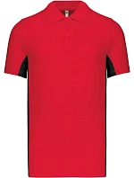 Kariban K 232 Dvojfarebné polo tričko s piké vzorom „Flag“ 20.K232 červená/čierna Kariban K 232 Dvojfarebné polo tričko s piké vzorom „Flag“ 20.K232 červená/čierna