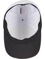 Flexfit 9295 6-panelová čiapka s kšiltom „Water Repellent“ 55.9295 čierna/biela